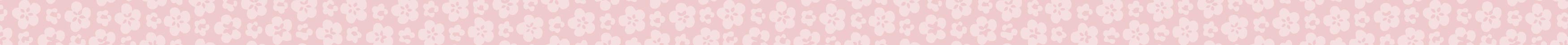 pink banner with cherry blossom print scrolling a long way to the right!